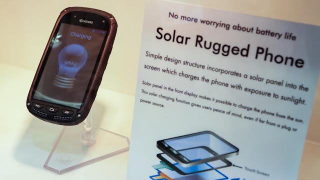 Solar Powered Prototype Smartphone