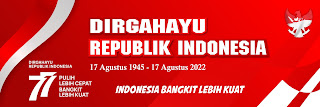 DESAIN BANNER SPANDUK HUT RI 77