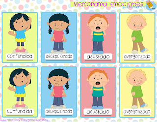 memorama de emociones para imprimir gratis