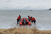 Tim SAR Gabungan Cari Pria yang Diduga Terseret Ombak Di Pantai Mawun Pujut Lombok Tengah