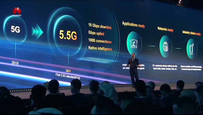 Huawei launches wold’s first product solutions with 5.5G capabilities