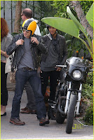 Halle Berry and Olivier Martinez Motorcycle To Brunch