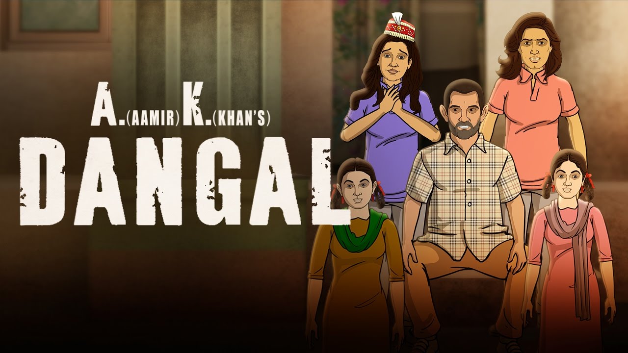 Watch Hindi Movie 'Dangal' in YouTube in Animated Version ...