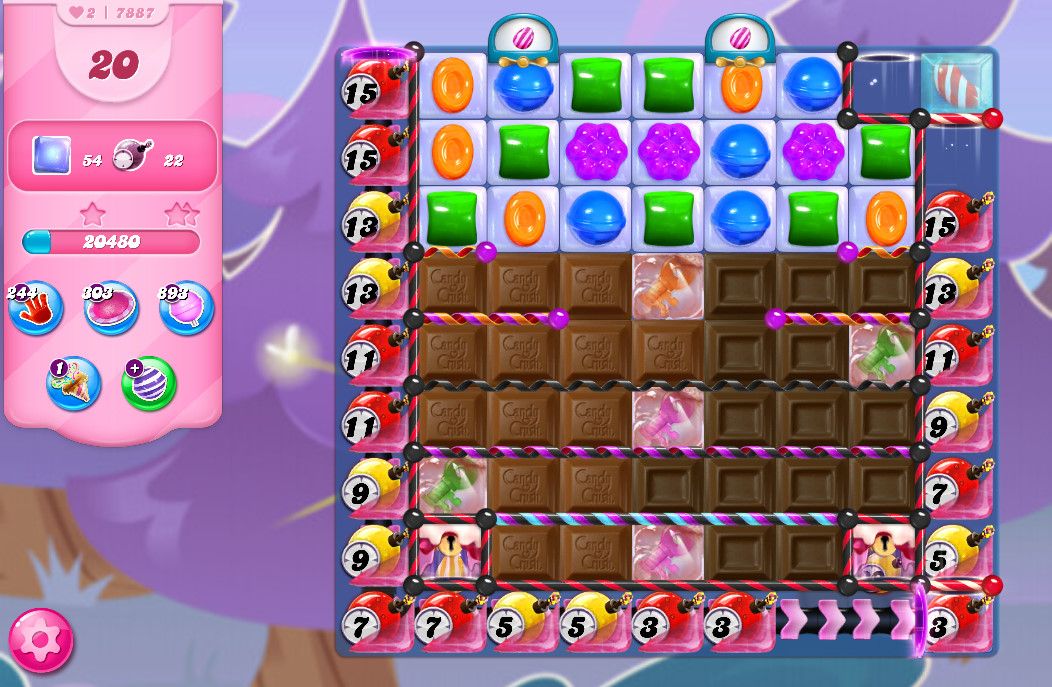 Candy Crush Saga level 7887