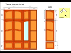 Vue face Penderie