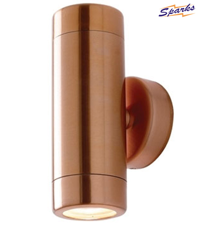 Copper Up-and-Down Outdoor Wall Spotlight