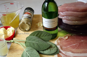 Ingredients needed for Turkey Saltimbocca from www.anyonita-nibbles.com
