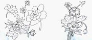 Kekinian 53+ Sketsa Gambar Batik Flora