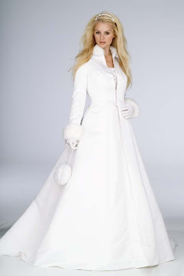 winter wedding gown