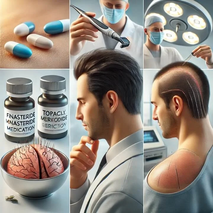 남성형-탈모-치료-피나스테리드-미녹시딜-레이저-모발-이식