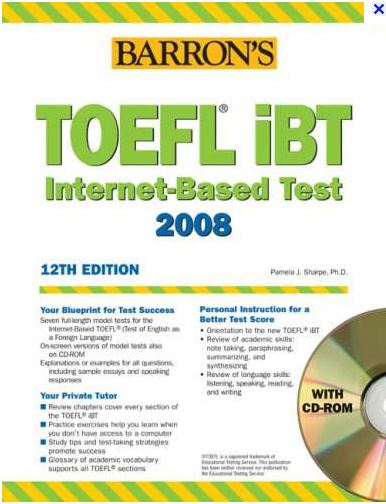 Barron's TOEFL TOEFL iBT, 12th Edition - Pusat TOEFL