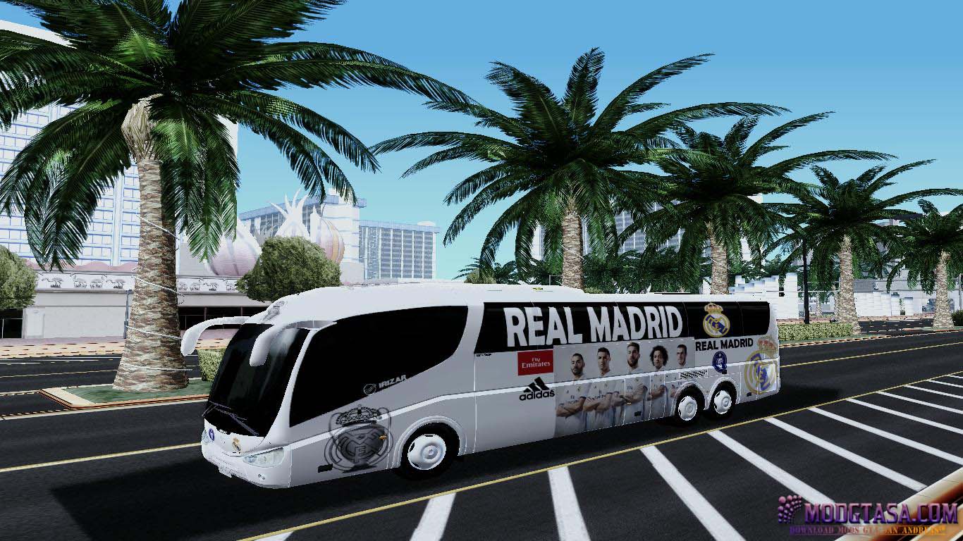 Real Madrid Bus GTA San Andreas | Mods GTA SA Kuropansa