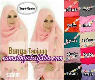 grosir jilbab instan bahan spandek cantik