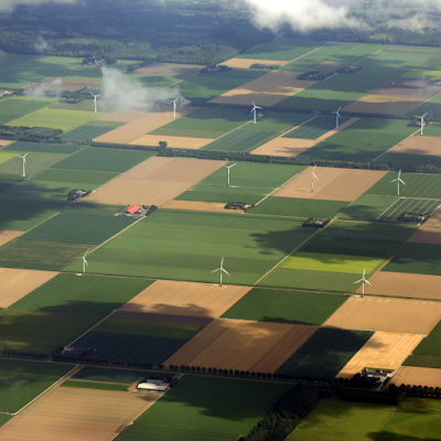 A flat, functional and rationally controlled landscape, the Netherlands.