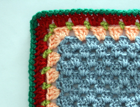 Tutorial: granny stripe edging