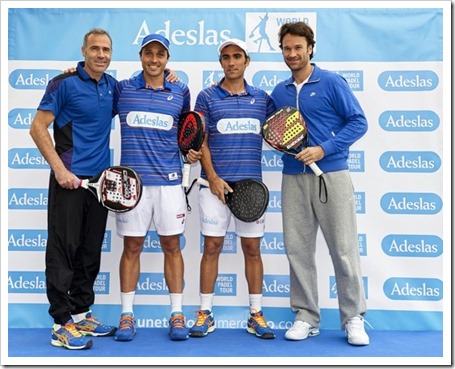 Adeslas patrocina ‘World Padel Tour’ y la nueva pareja formada por Bela-Lima.