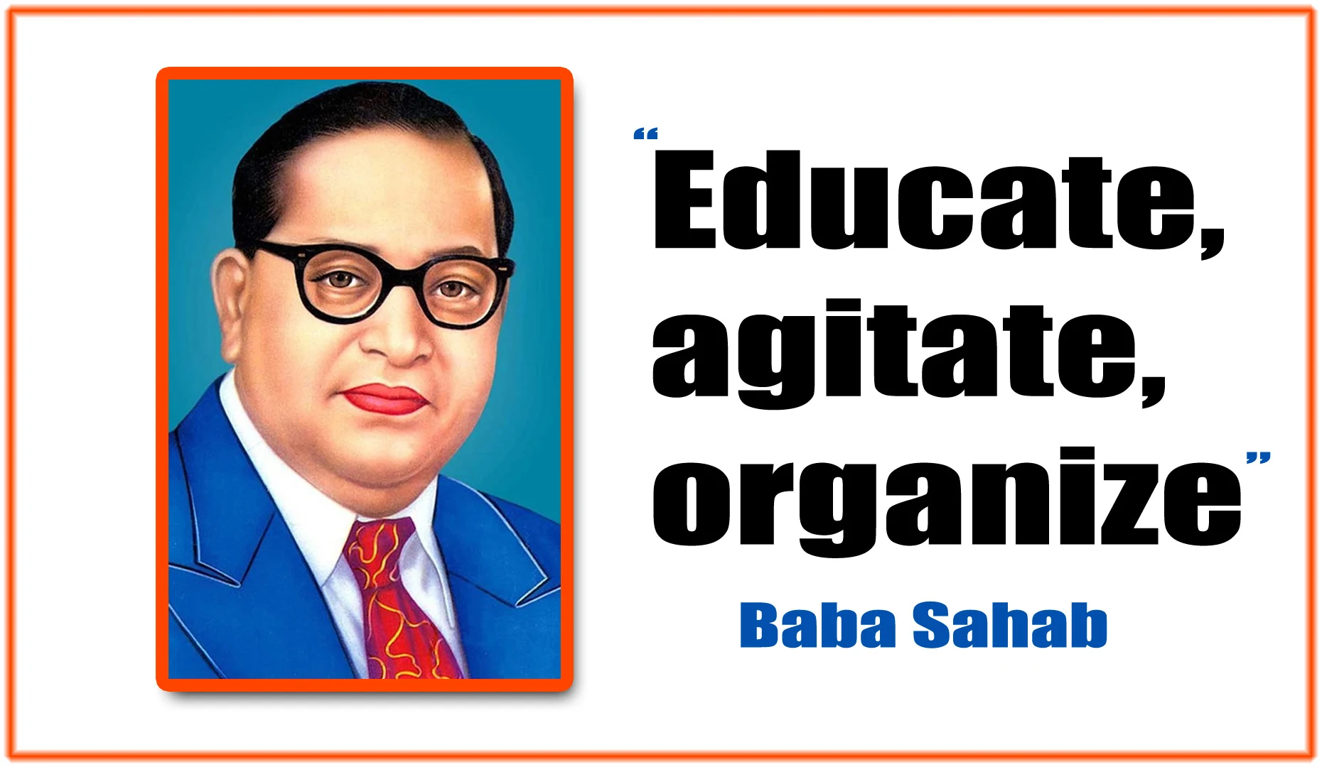 The Real Human God : Dr. Ambedkar Quote