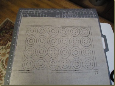 Pennies Rug Pattern