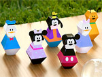 Mickey Mouse Bowling Pins Papercraft