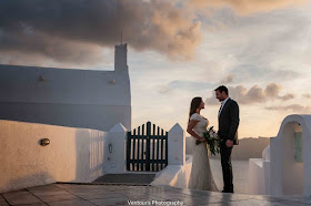 Wedding Inspiration- Oia, Santorini Greece wedding. Photo by Ventouris Photography