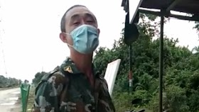 Viral! WNA Tiongkok Berpakaian Militer Jaga Pintu Masuk PLTU 3-4 Nagan Raya