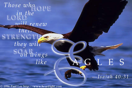 With Wings Like Eagles. Soar On wings like Eagles