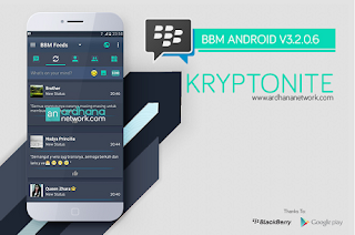 BBM Mod Kryptonite Apk Free Download Feature Bisa Ganti Background