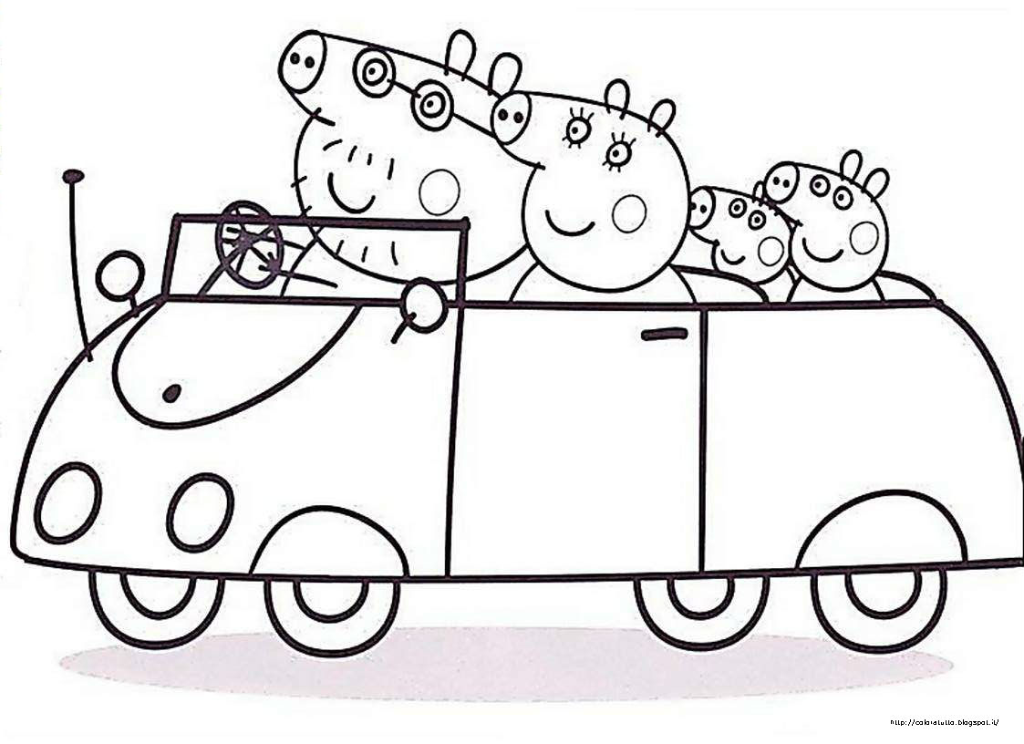 peppa pig disegno colorare 11