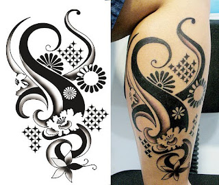 Girl Leg Tattoo Designs Drawings