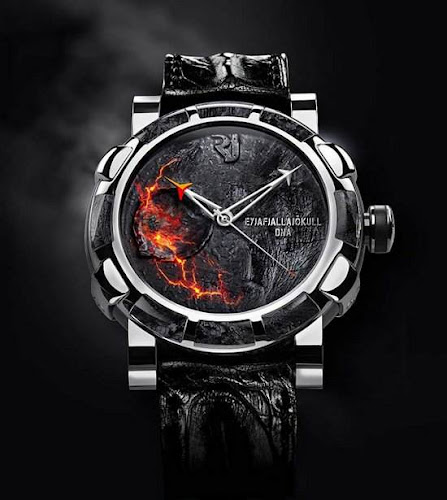 jam tangan dari gunung berapi