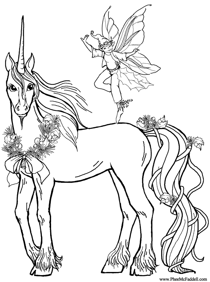 43+ A Unicorn Coloring Page, Great Concept