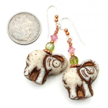 handmade elephants jewelry gift for her