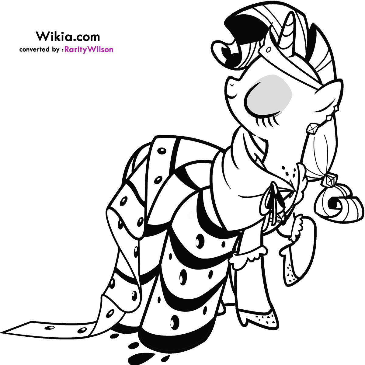 Download My Little Pony Rarity Coloring Pages | Team colors