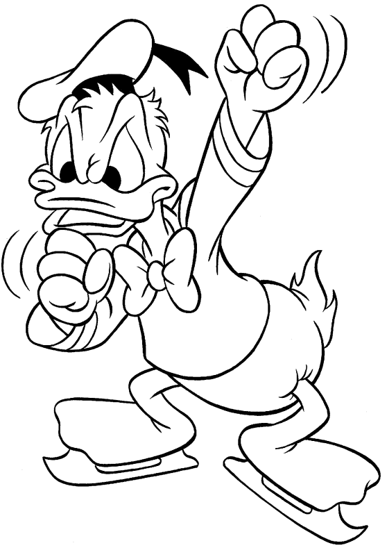 Download Coloring Pages Online: Donald Duck Coloring Pages