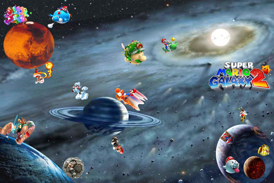 super mario galaxy wallpaper. Mario Galaxy Wallpaper