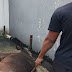 Babinsa Koramil-03/Padang Selatan Bantu Warga Lakukan Penyembelihan Hewan Qurban