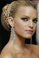 jessica simpson updo hairstyles