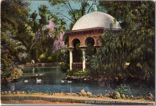 Sevilla-Exposición Iberoamericana, Templete en el Parque de Maria Luisa