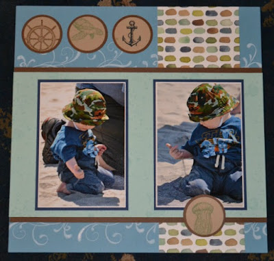 Trude Thoman, stamp with trude, Stampin' Up!, scrapbook page, Scrapbook Sunday