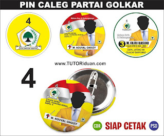 Desain PIN Caleg Partai GOLKAR 2024