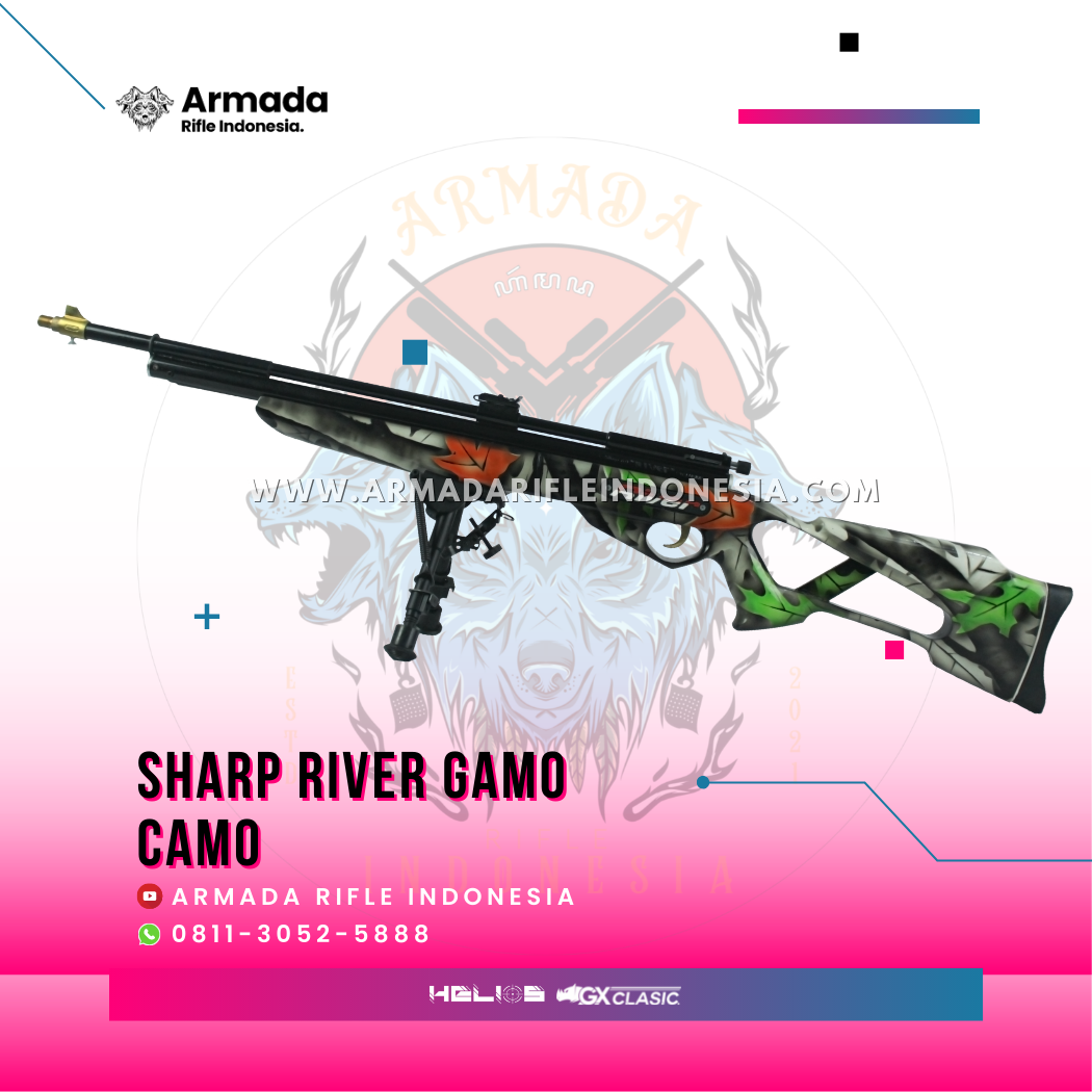 HARGA SHARP RIVER GAMO CAMO