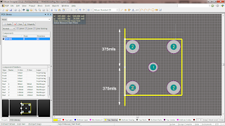 creating footprint for N connector