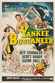 Movie poster for Yankee Buccaneer (1952).