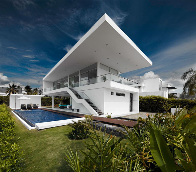 Desain Rumah Bertingkat Minimalis Modern