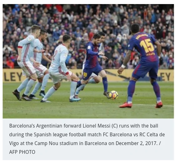  La Liga: Barca slip in Celta thriller offers Real, Atletico hope