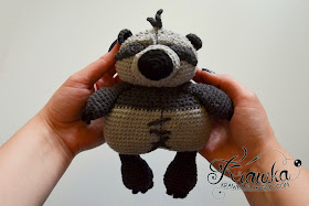 Little PO - Crochet Po's plush from Kung Fu Panda 2. Free Pattern on krawka.blogspot.com