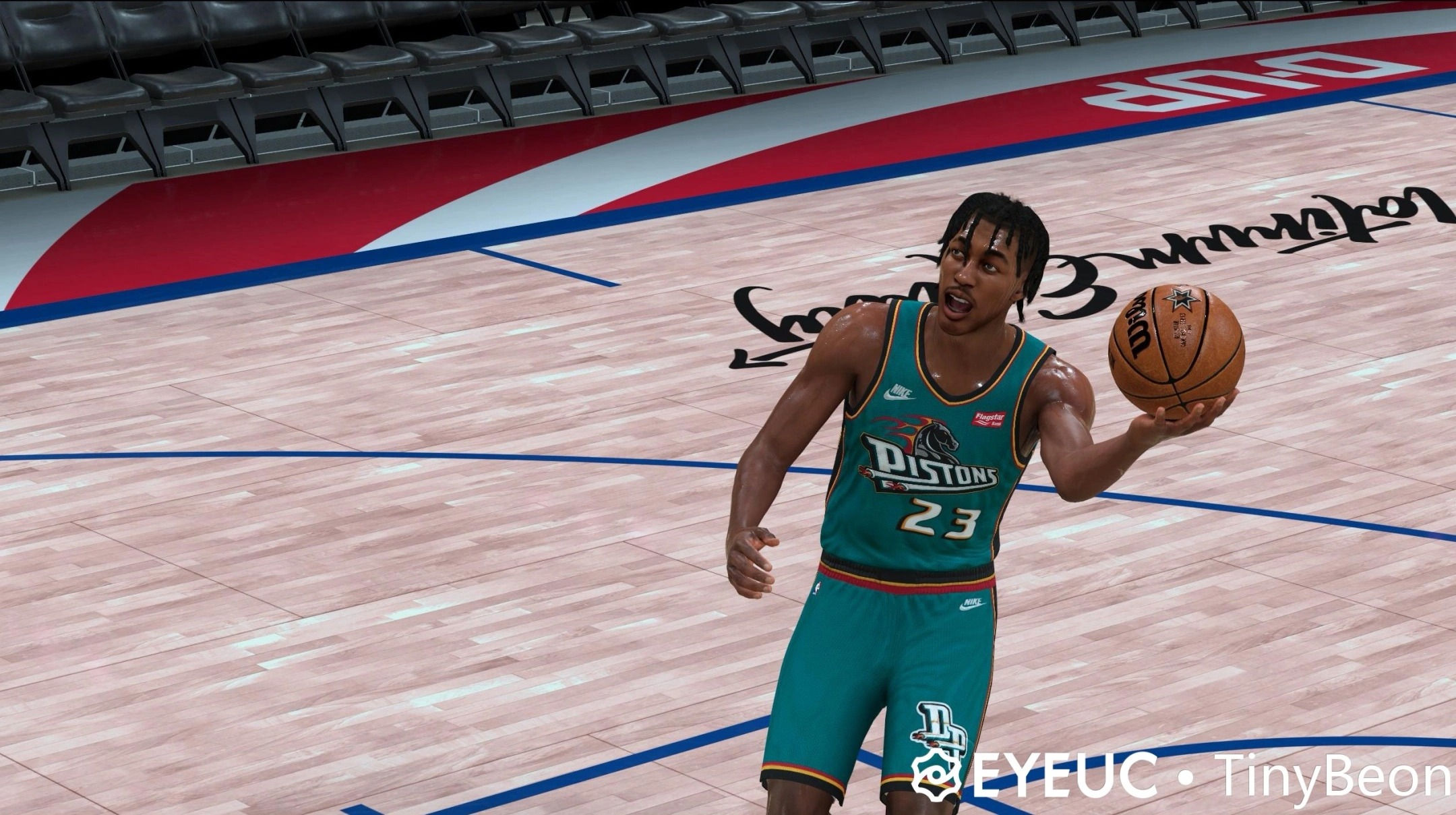 NBA 2K22 Official Detroit Pistons 2021-2022 Jerseys (Compatible