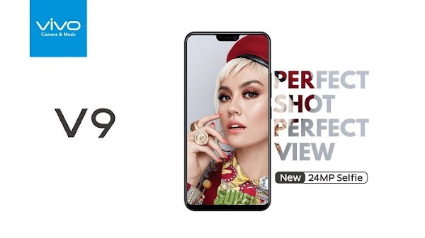 Vivo V9 Smartphone Layar Berponi Dengan Kamera Depan 24MP 