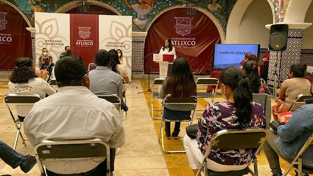 Gobierno de Atlixco firma convenio de colaboración con el Instituto de la Discapacidad del Estado de Puebla