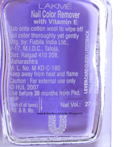 Lakme nail polish remover vs Colorbar Nail Color remover Review & Demo -  YouTube